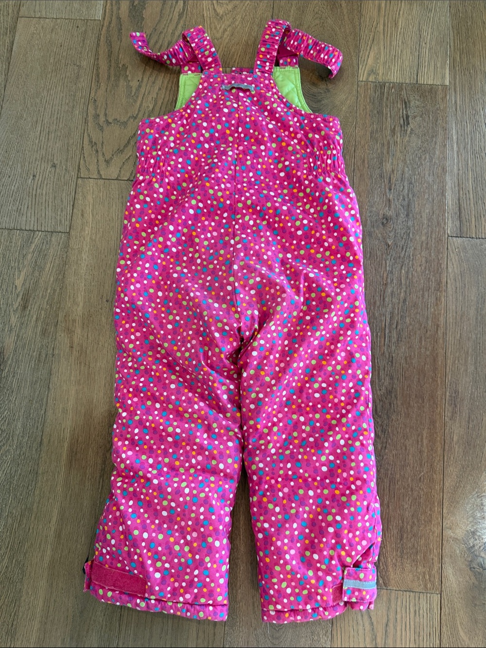 Hanna Andersson Polka Dot Snow Bibs - 110 - Picture 5 of 5